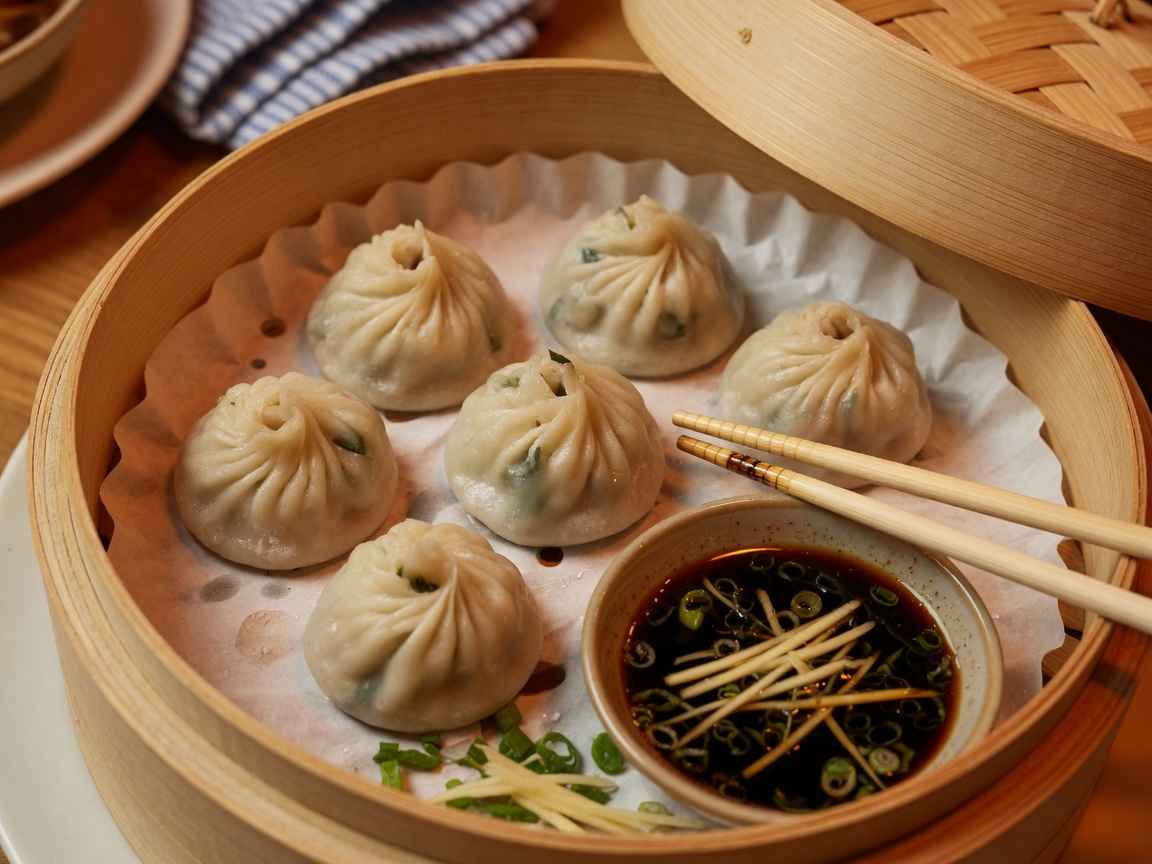 Pork and chive dumplings
